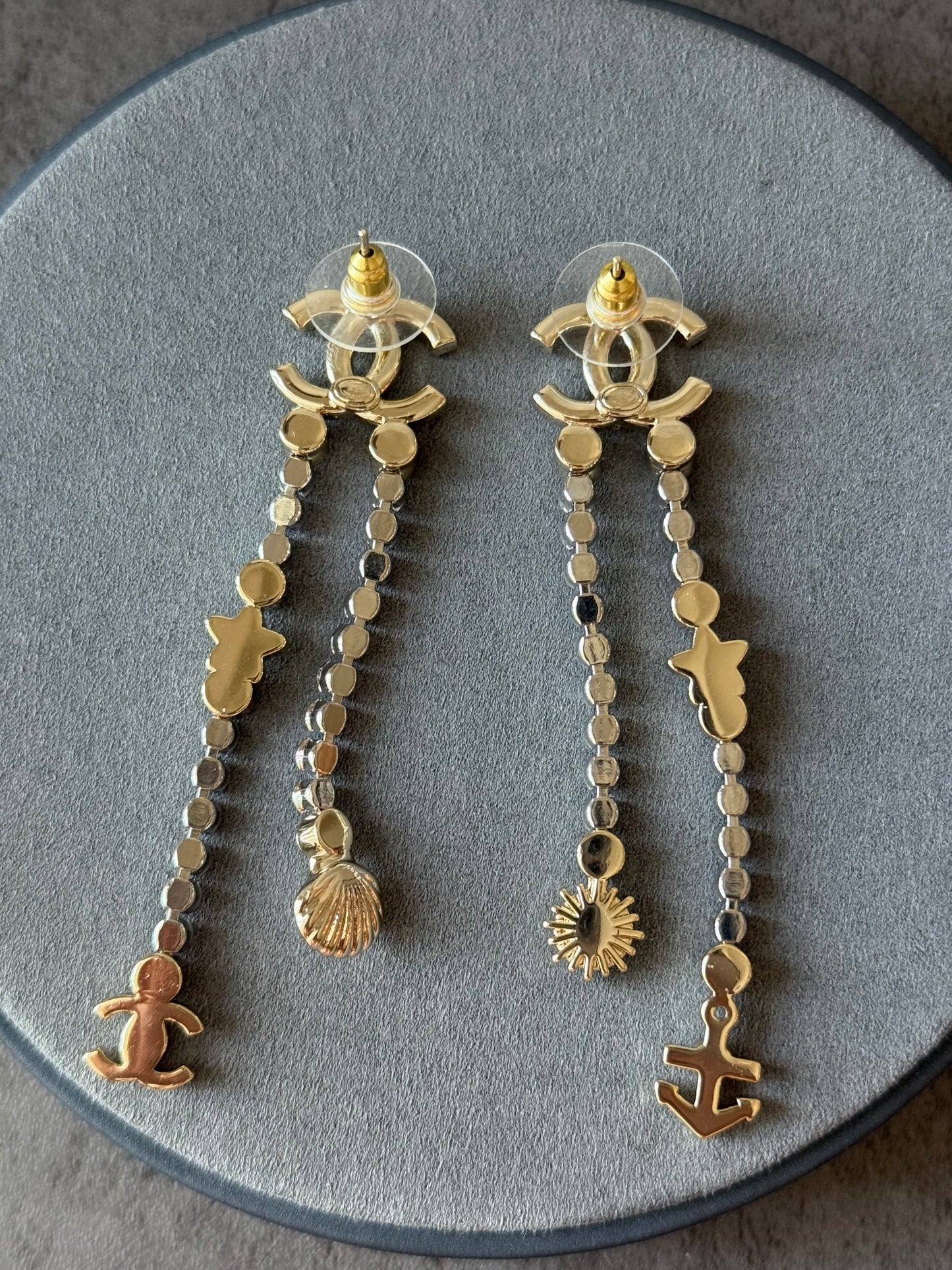 Coco Gold Dangle Earrings