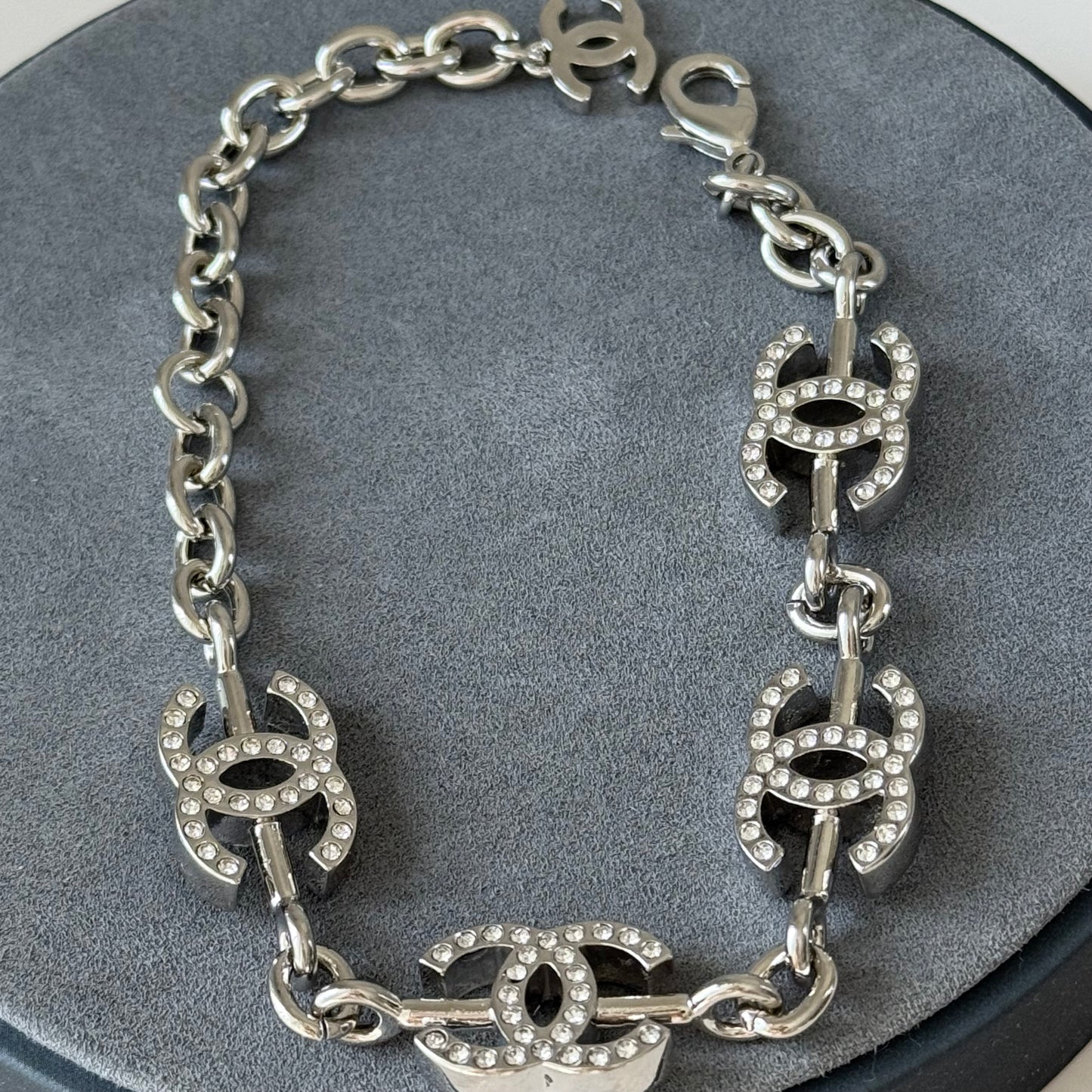 Coco cc Silver Chain bracelet