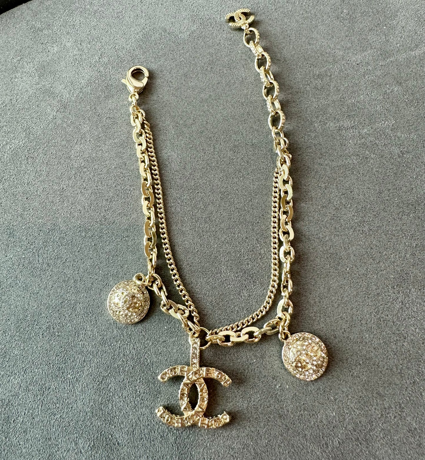 Coco cc gold chain bracelet - ParadiseKissCo