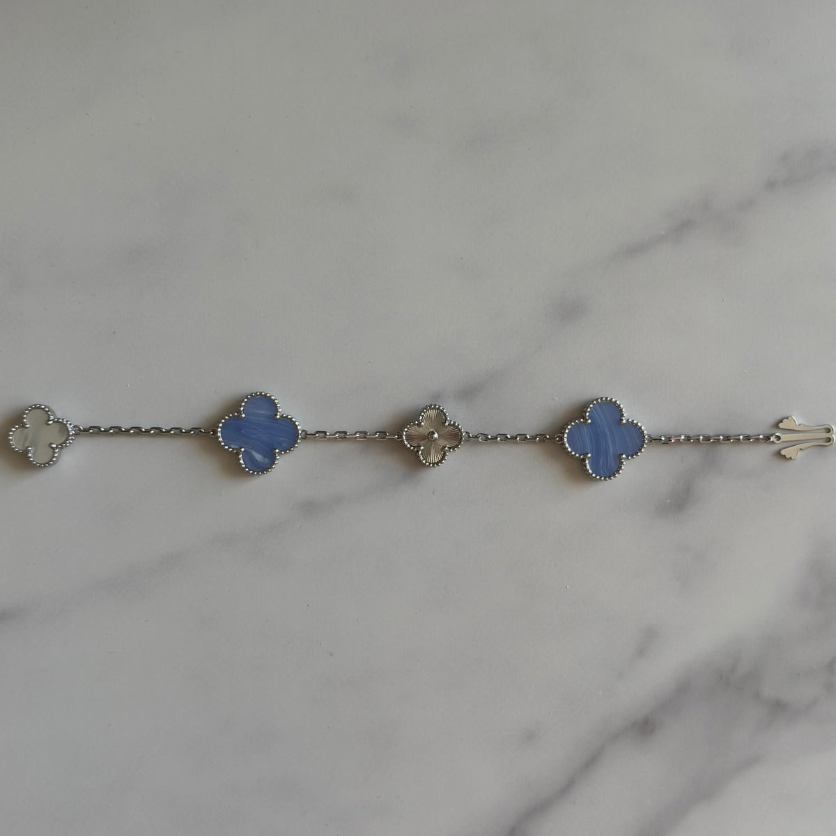 Magic Alhambra Chalcedony Bracelet