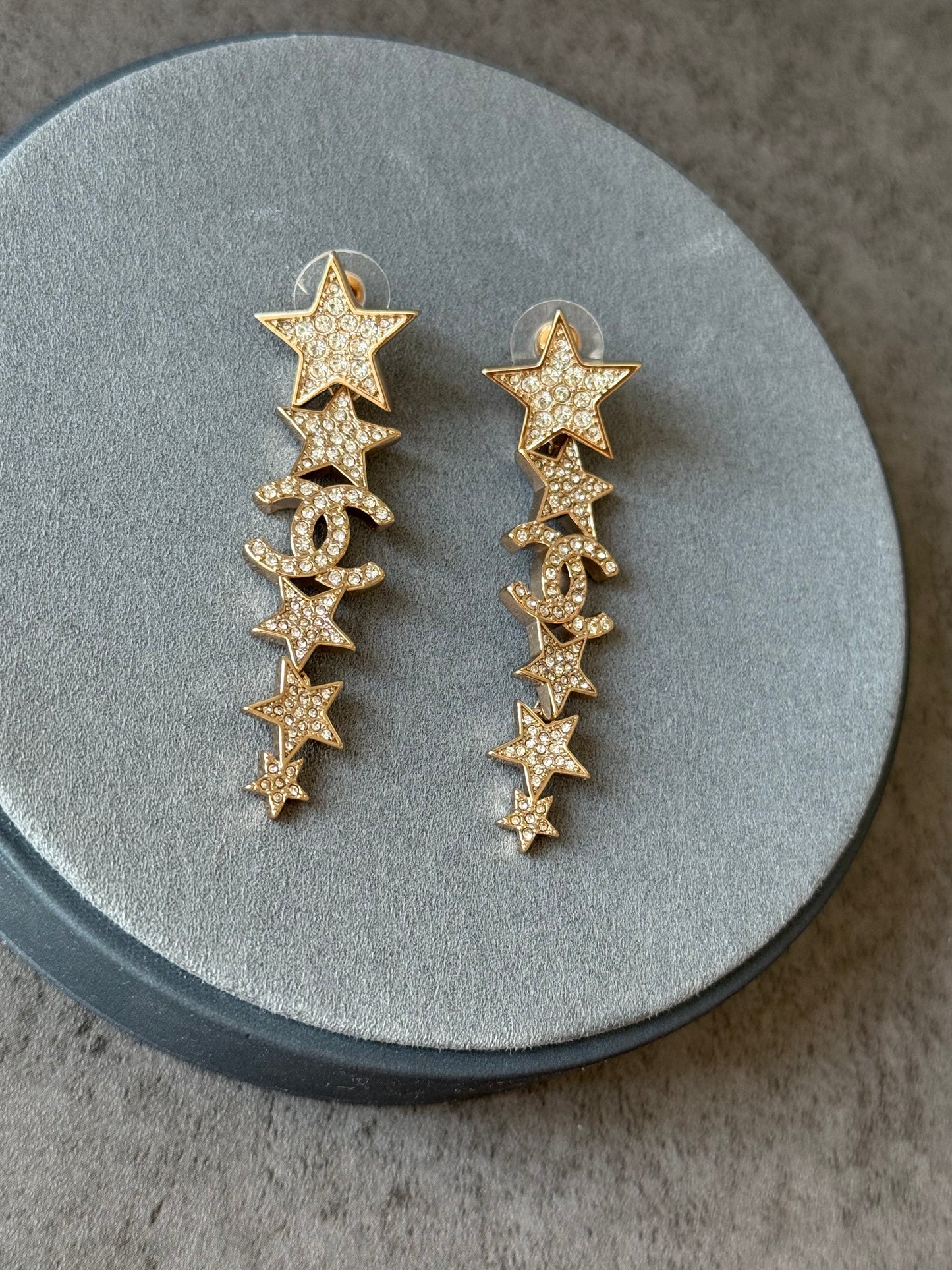 Coco Gold Stars Dangle Earrings