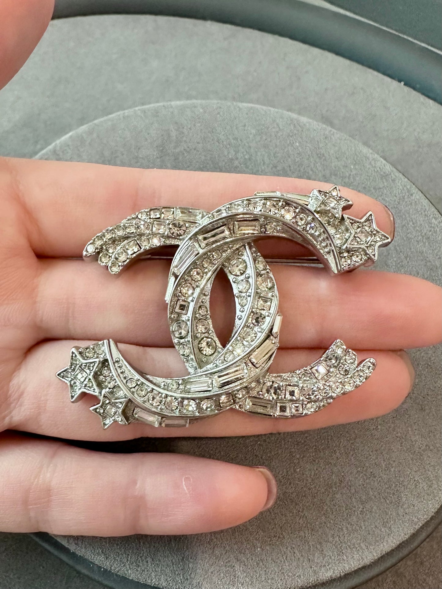 coco cz diamond Star brooch - ParadiseKissCo
