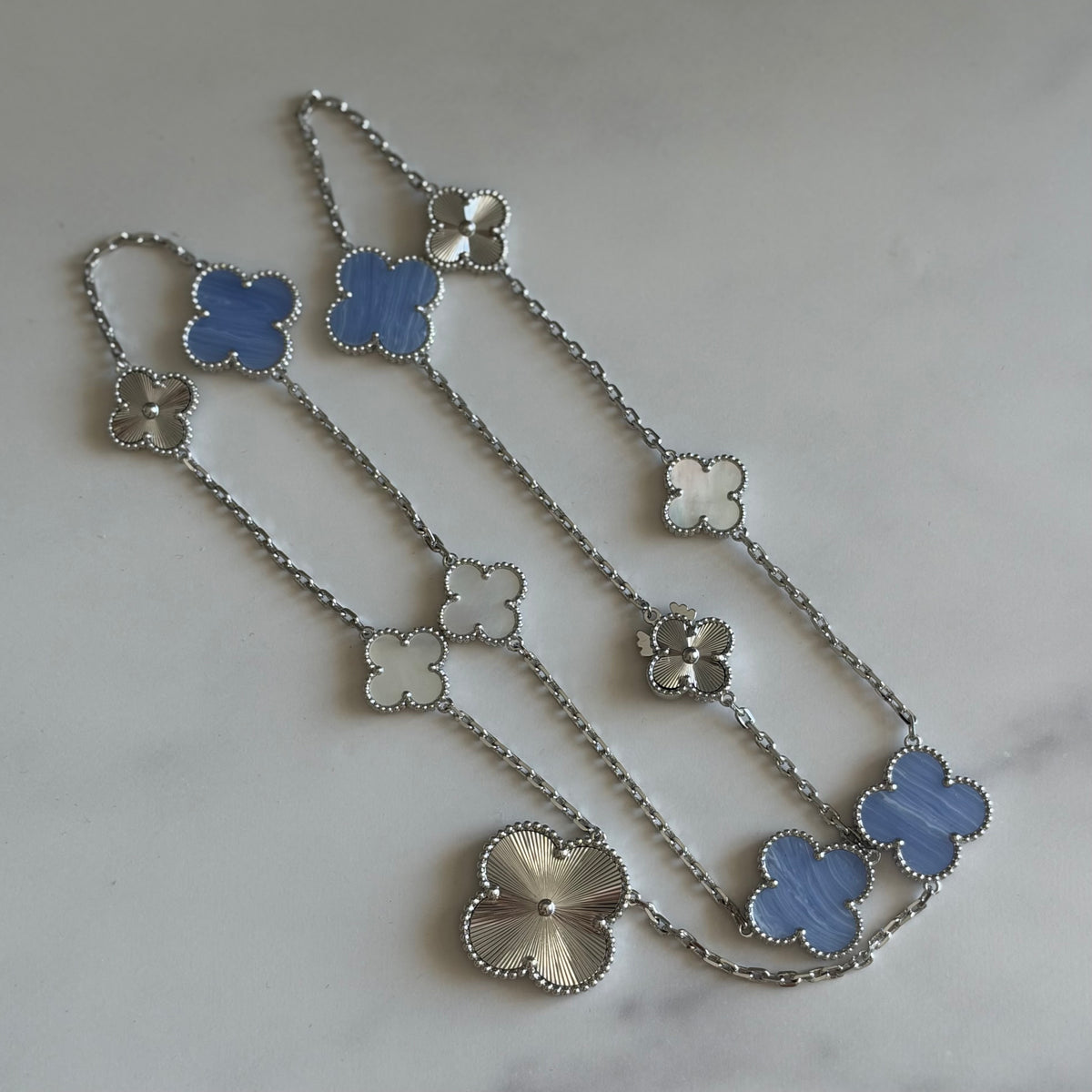 Magic Alhambra transformable long necklace
