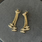 Coco gold dangle earrings