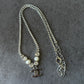 coco silver diamond pearl necklace