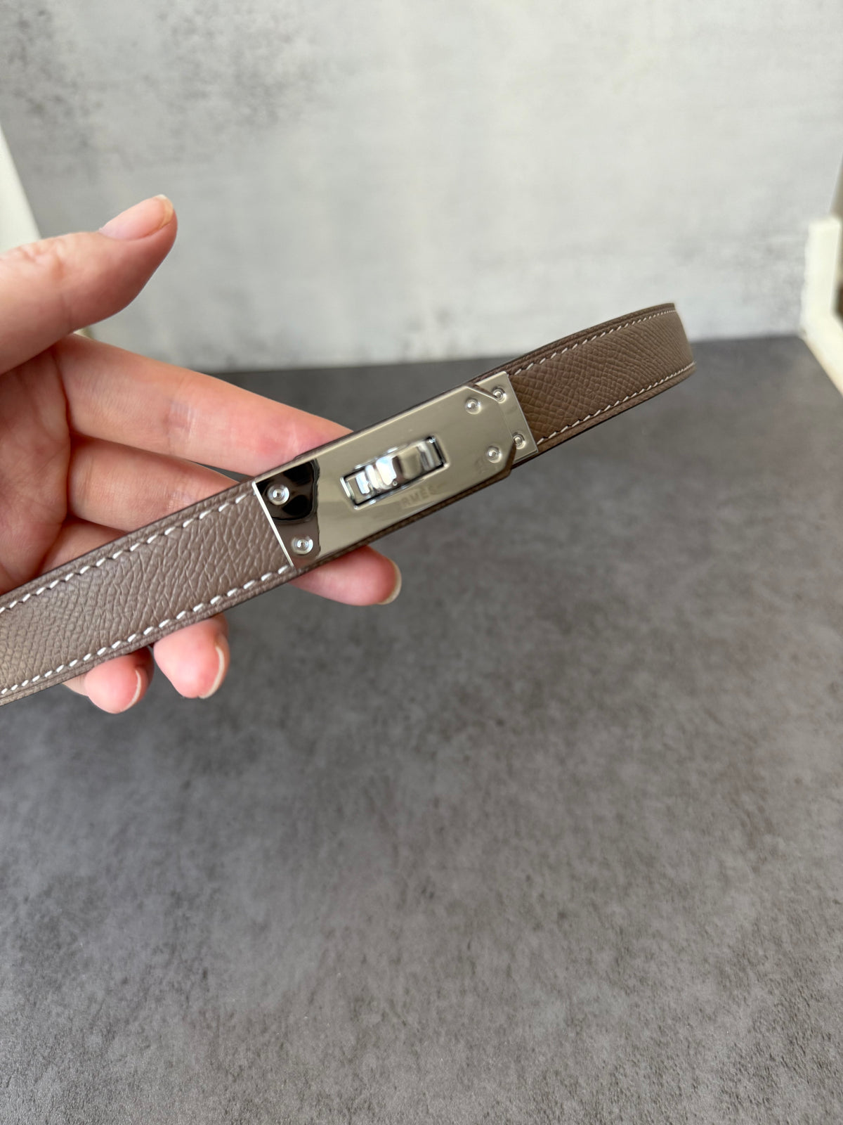 H kelly belt black belt with silver hardware
