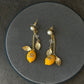 coco lemon gold dangle earring