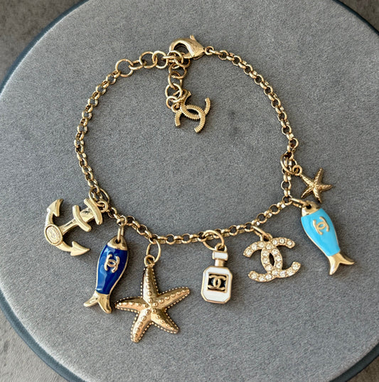 Coco cc charms bracelet