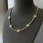 coco light gold diamond choker necklace