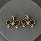 Coco Leather Bow Earrings