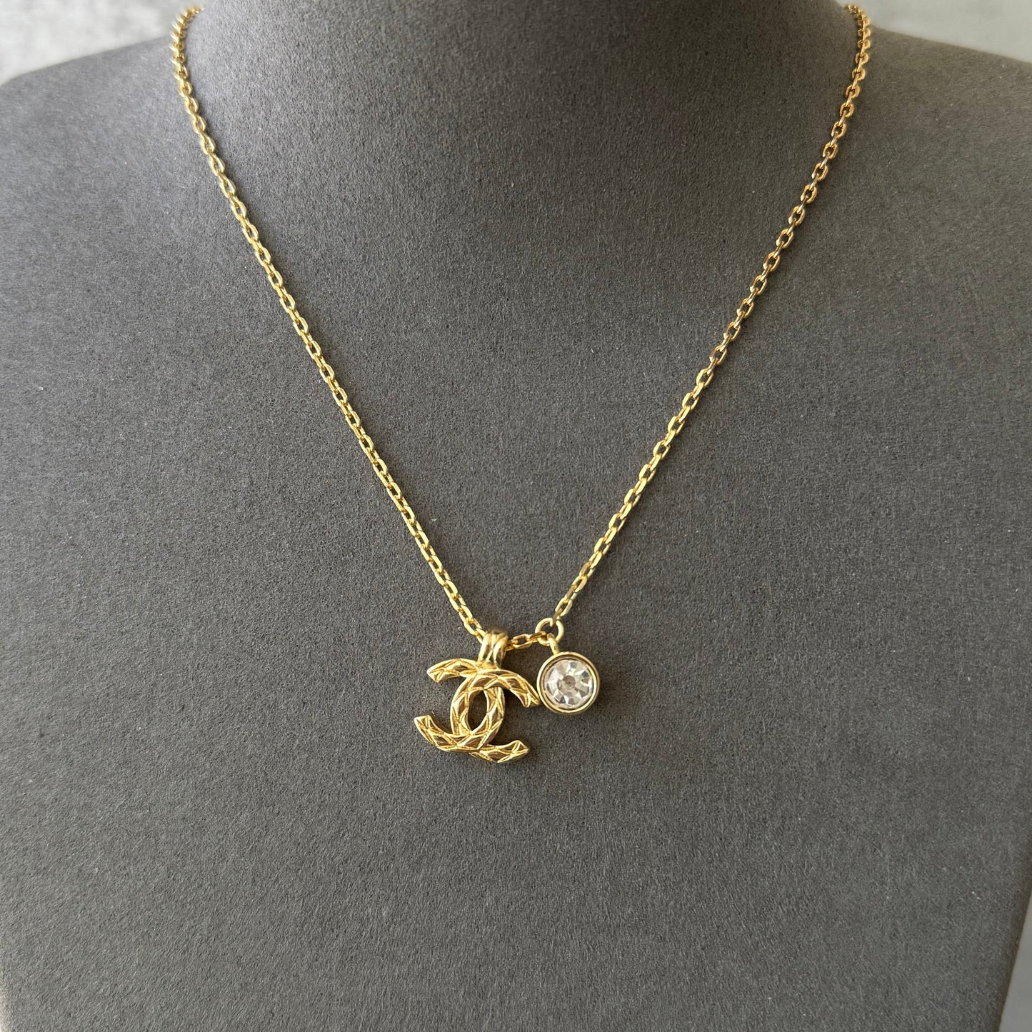 coco gold diamond necklace