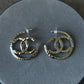 coco silver hoop earring