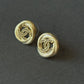Coco cz gold stud earring