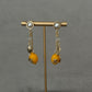 coco lemon gold dangle earring
