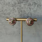 Coco pink stud earring