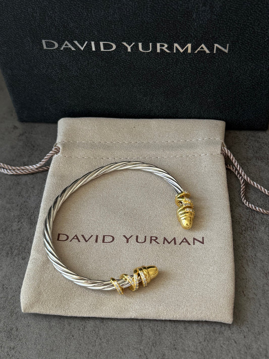 4mm HELENA BRACELET
18K Yellow Gold Domes and Diamonds bracelet