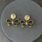 Coco Leather Bow Earrings