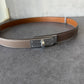 H kelly belt black belt with silver hardware