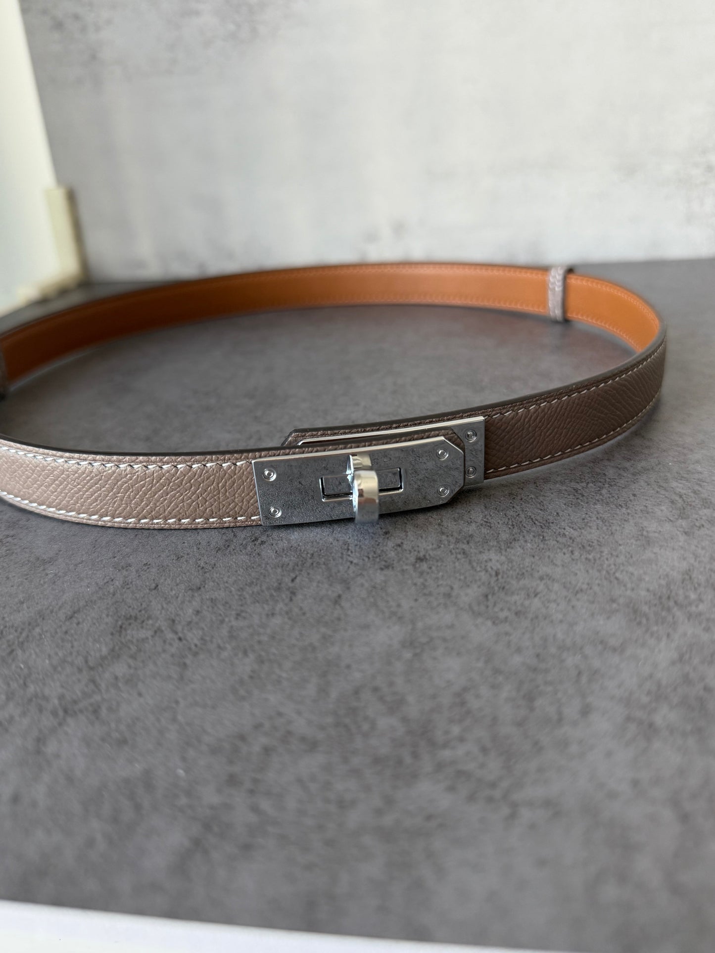 H kelly belt black belt with silver hardware