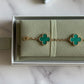Alhambra Malachite 5 Motifs Clover Bracelet