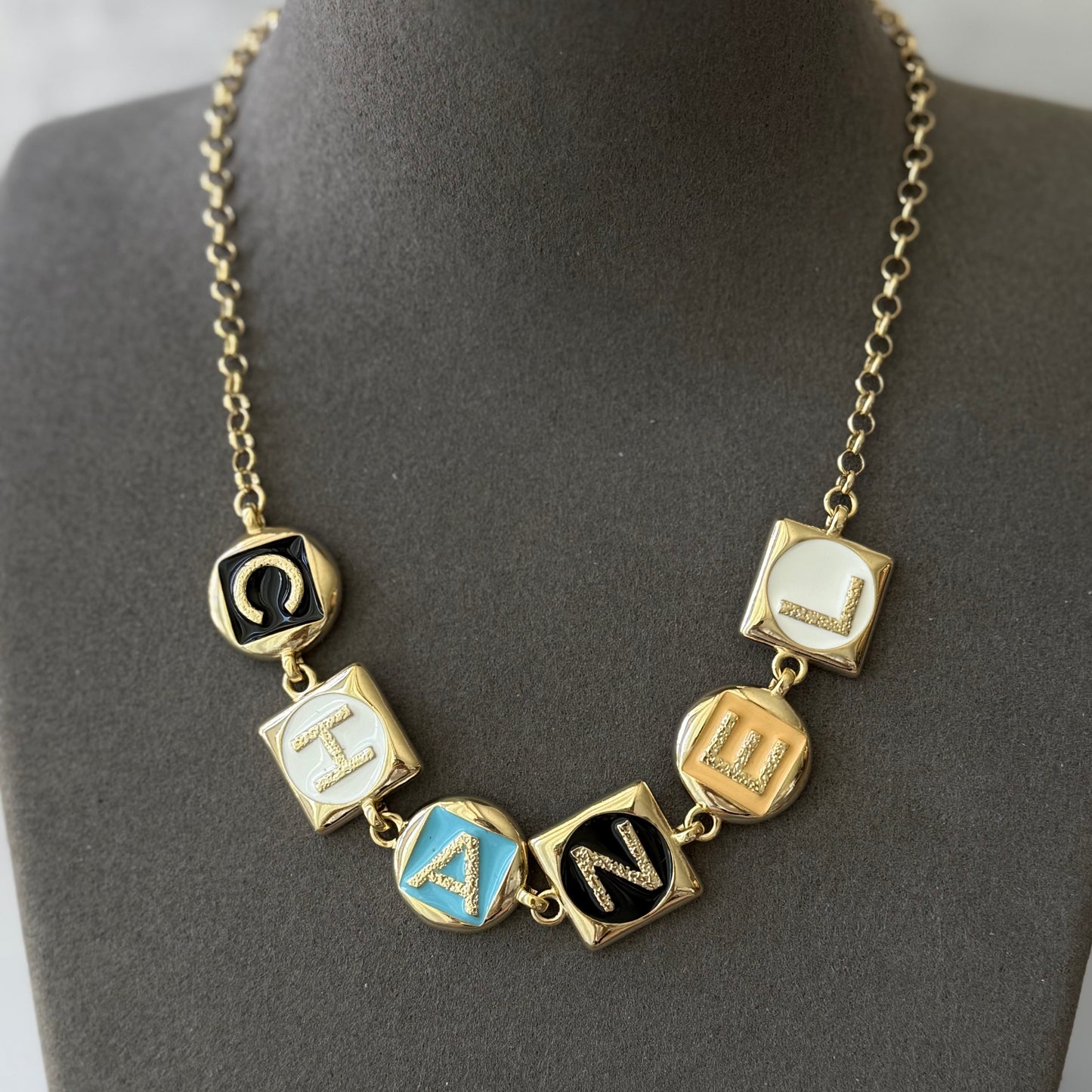 coco light gold necklace