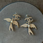 Coco Pearl Cz swallow earring
