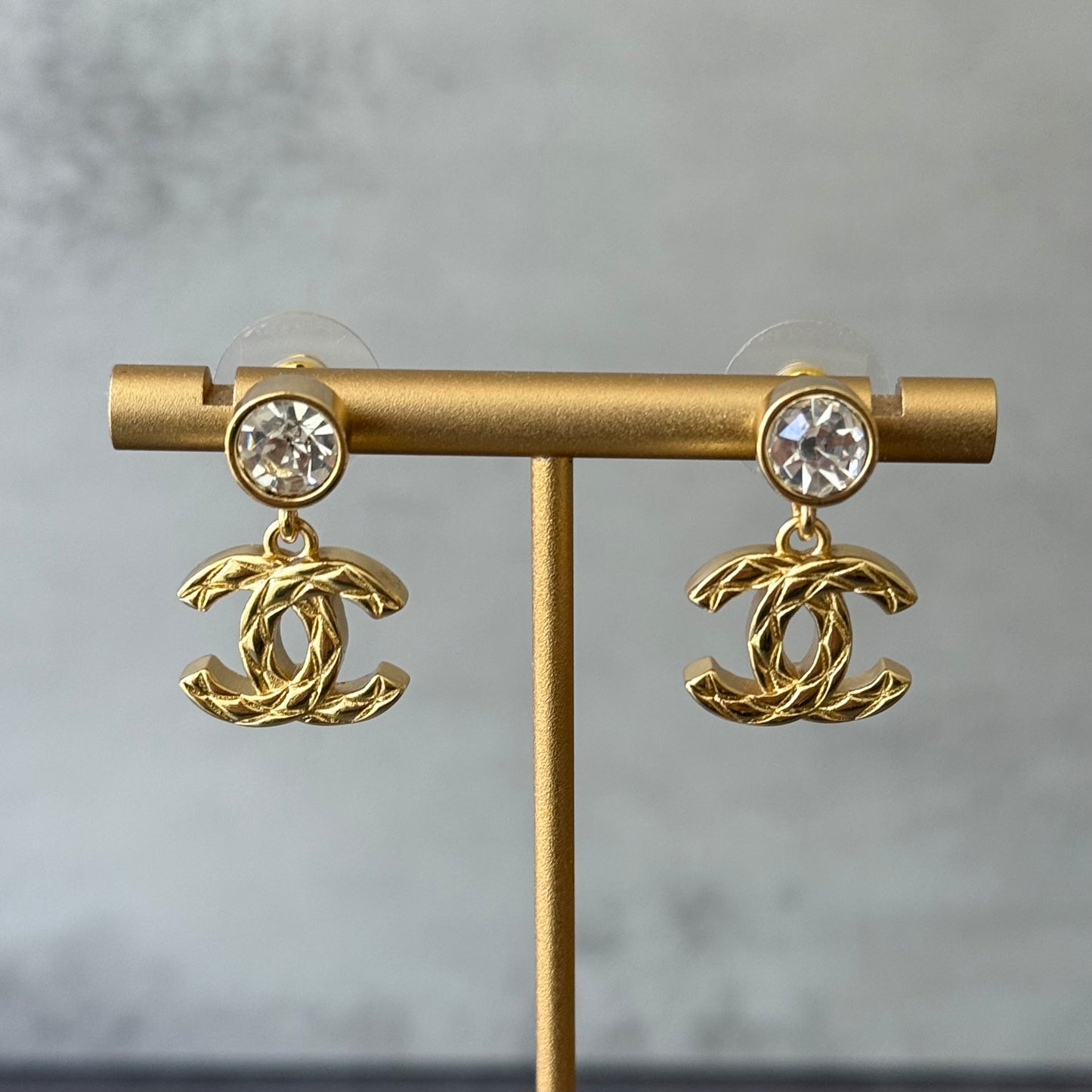 Coco Gold Diamond Dangle Earrings