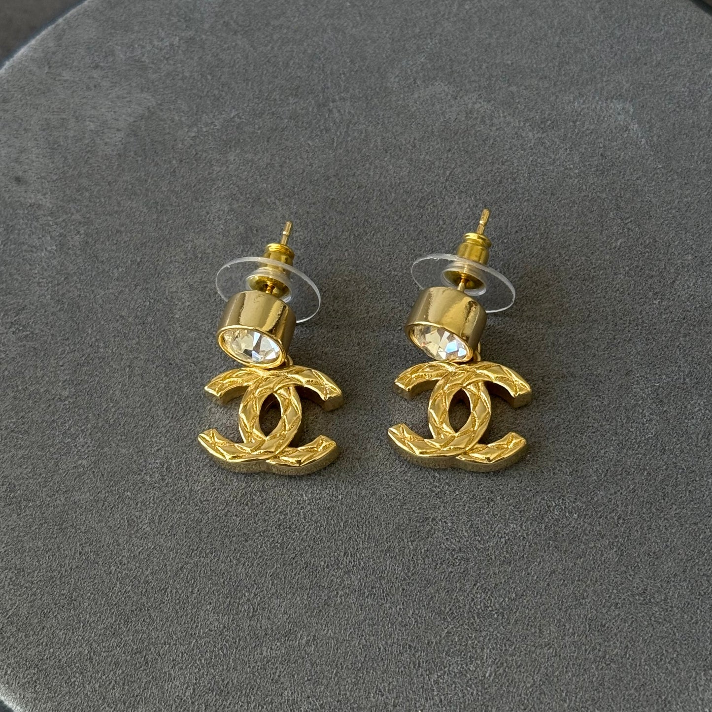 Coco Gold Diamond Dangle Earrings