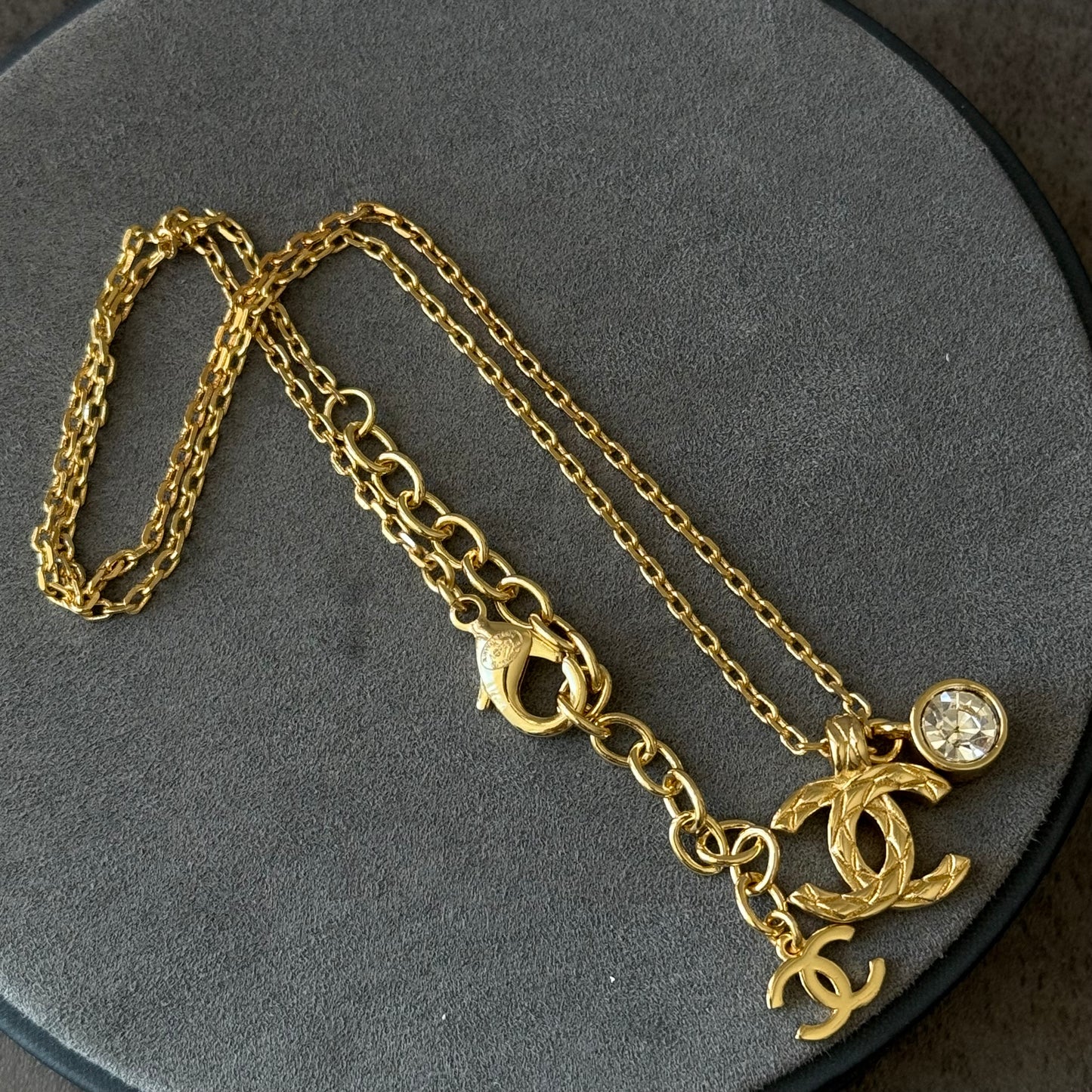 coco gold diamond necklace