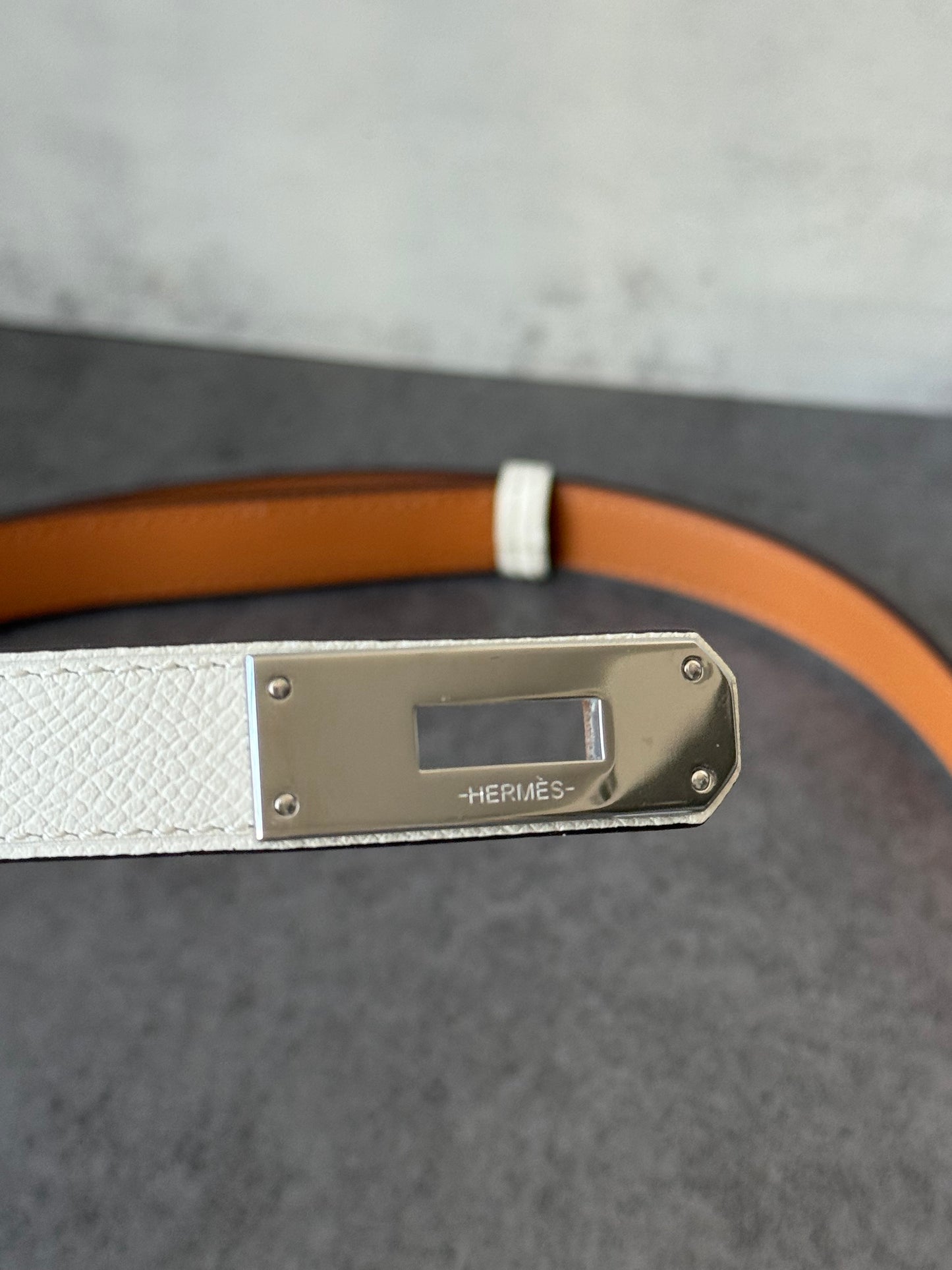 H kelly belt black belt with silver hardware