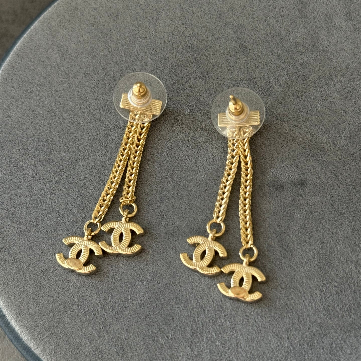 Coco gold dangle earrings