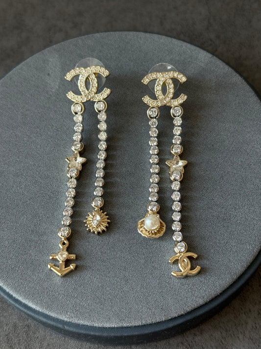 Coco Gold Dangle Earrings