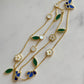 Lucky Spring Butterfly long necklace, 15 motifs