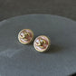 Coco pink stud earring