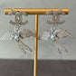 Coco Pearl Cz swallow earring