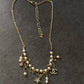 coco light gold star pearl necklace