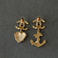 Coco Gold Asymmetrical earrings