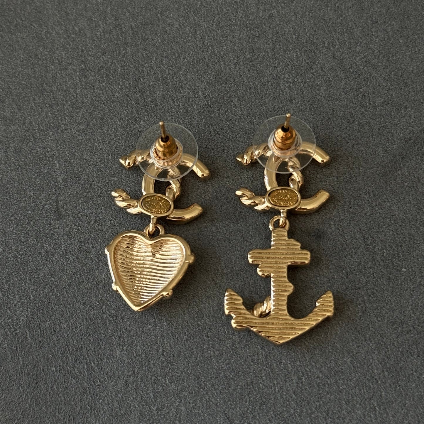 Coco Gold Asymmetrical earrings