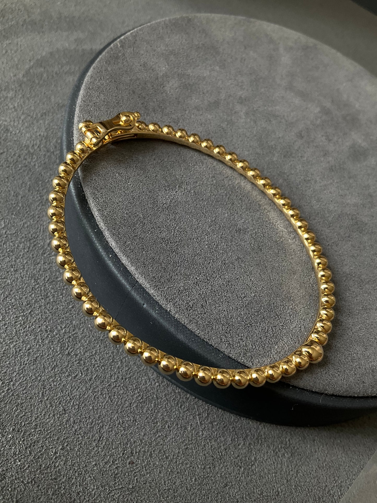 Peeler bangle 18k gold plated