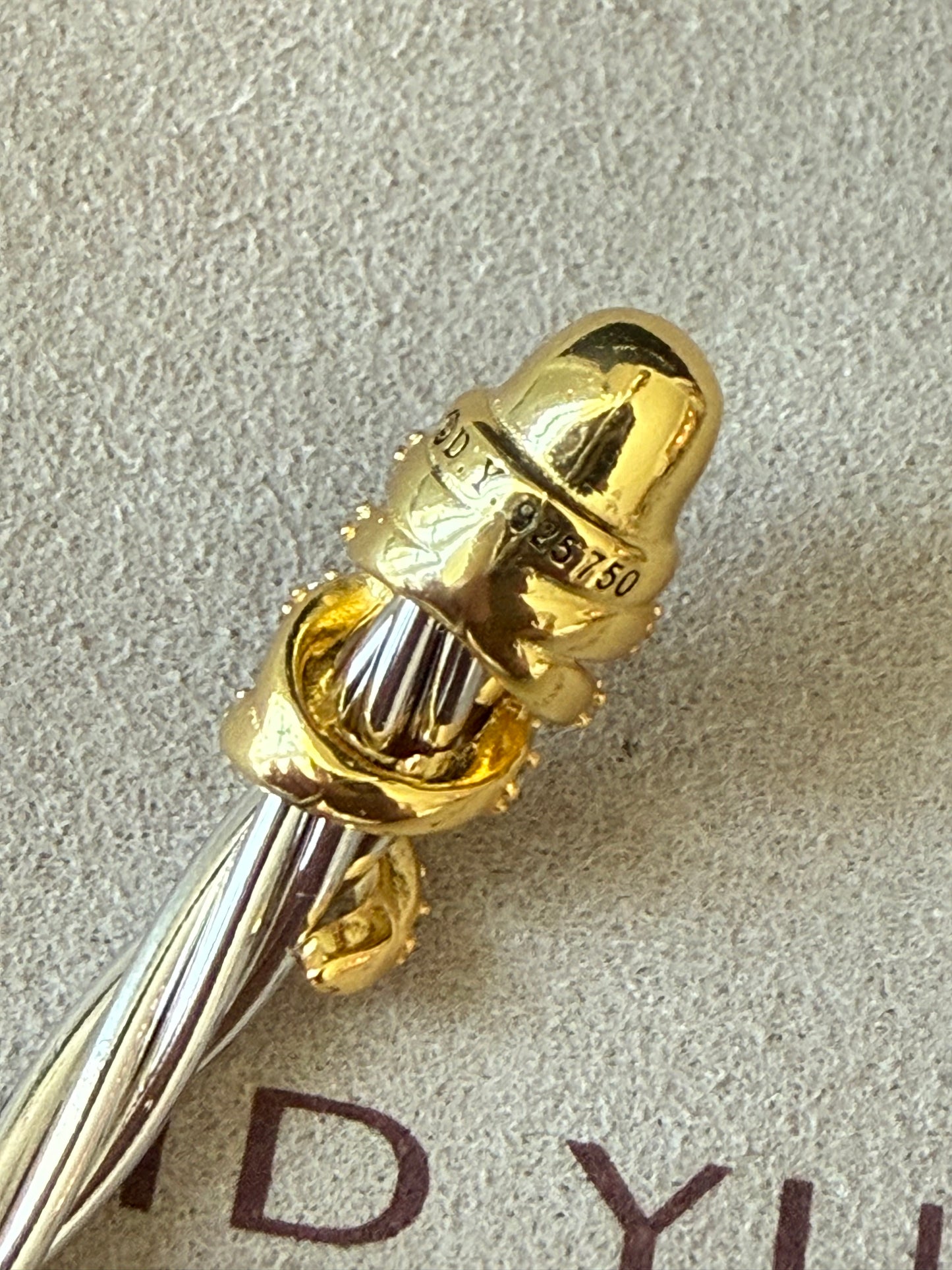 4mm HELENA BRACELET
18K Yellow Gold Domes and Diamonds bracelet