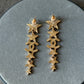 Coco Gold Stars Dangle Earrings
