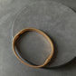 Peeler CZ bangle 18k rose gold plated