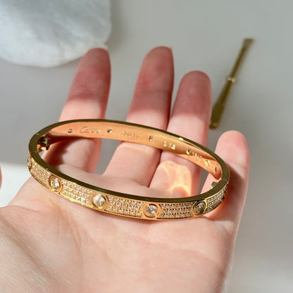 Love bracelet Full CZ diamonds