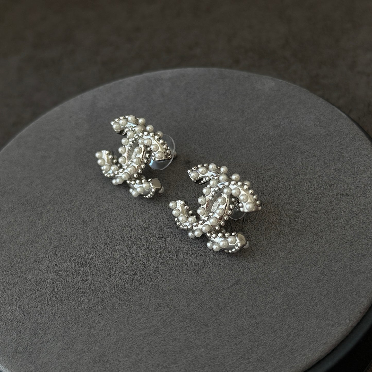 Coco pearl stud earrings