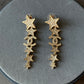 Coco Gold Stars Dangle Earrings