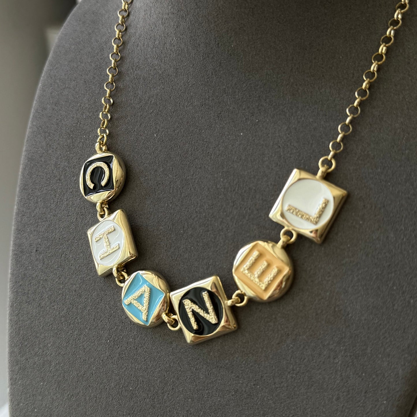 coco light gold necklace