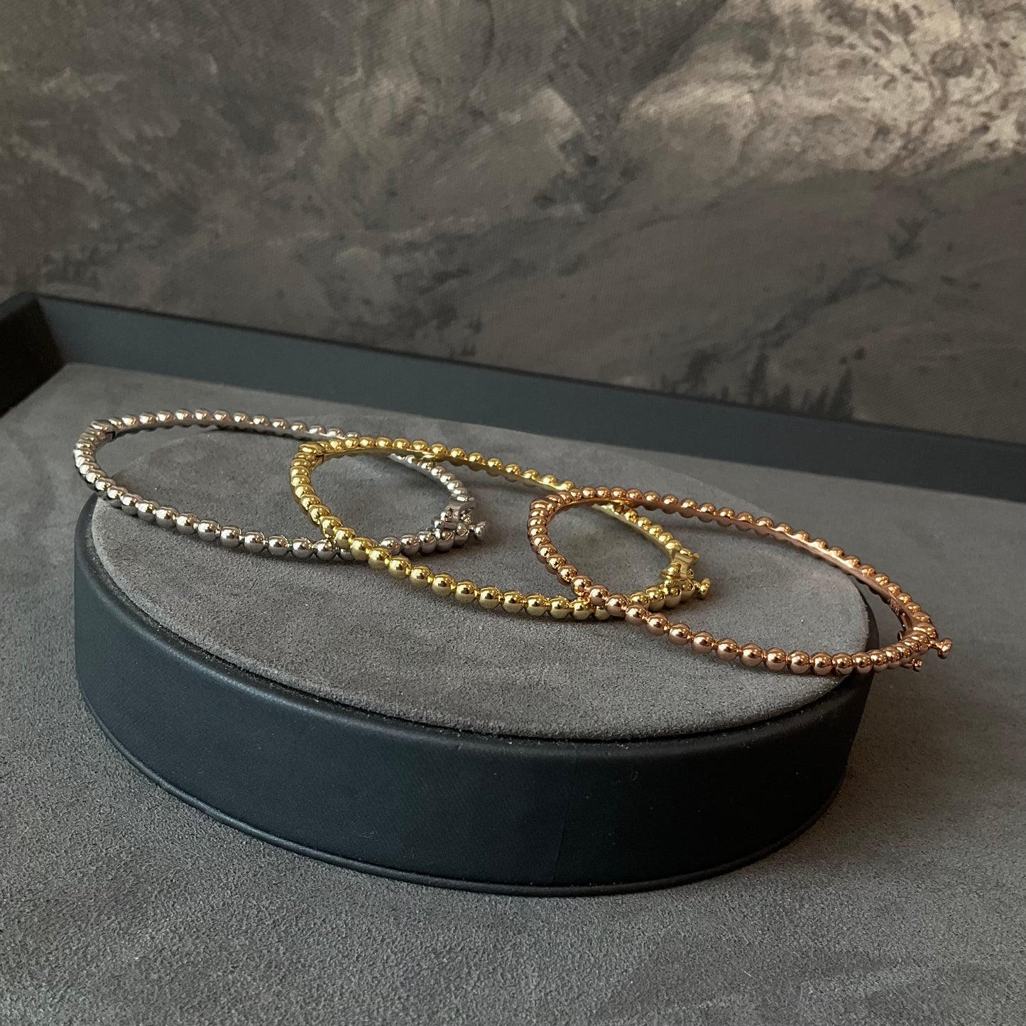 Peeler bangle 18k gold plated
