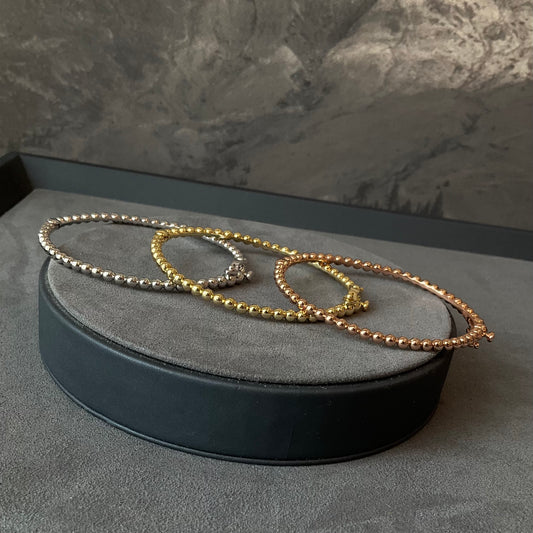 Peeler bangle 18k gold plated