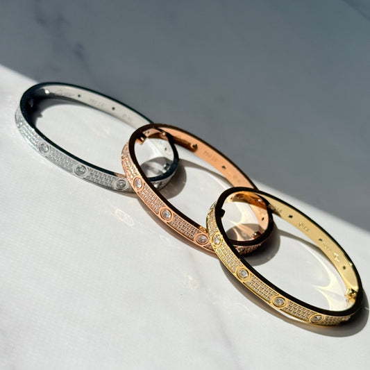 Love bracelet Full CZ diamonds