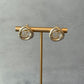Coco cz gold stud earring